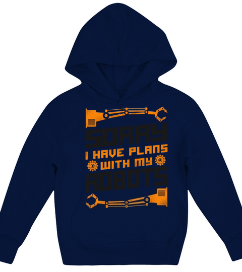 Robot Robotics Engineer Vintage Kids Hoodie