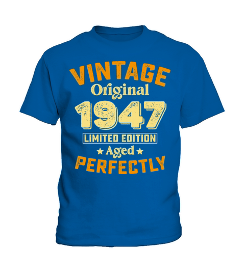 Limited Vintage Original 1947 Aged Edition Kids T-Shirt