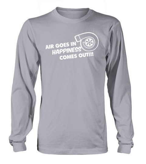 Air Goes In Turbo 3 Long sleeved Unisex