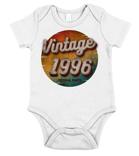VINTAGE 1996 ORIGINAL PARTS Short Sleeve Baby One-Piece