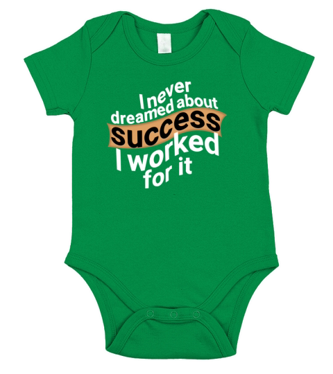 Work for success Short Sleeve Baby One-Piece