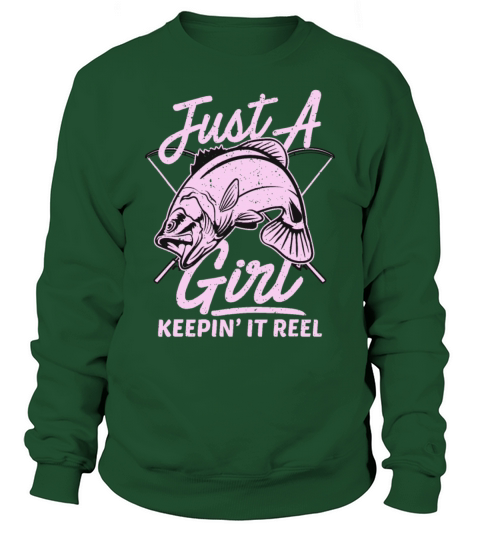 cute fishing funny keeping it reel womens purple p Sweatshirt Unisex