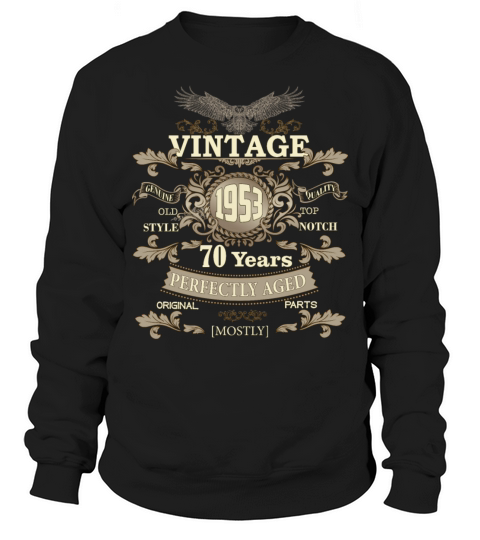 Gift for 70th birthday - Vintage ornaments - gift Sweatshirt Unisex