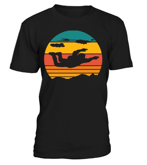Vintage Skydiving Parachuting Retro Skydiver T-Shirt Unisex