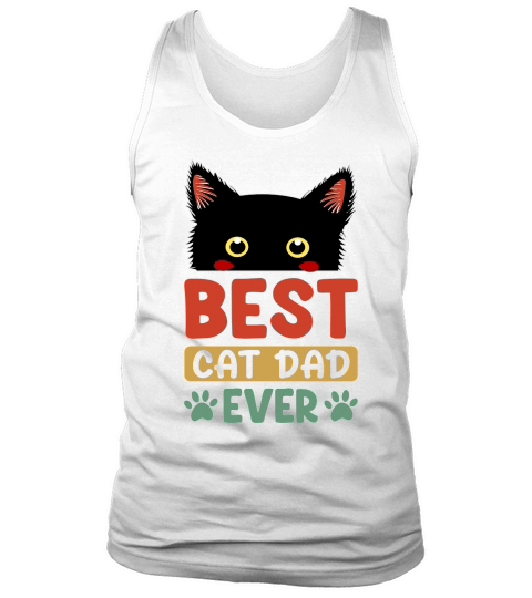 Best cat dad ever Tank Top Unisex