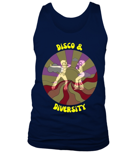 Disco and Diversity Retro 70s Theme Tank Top Unisex