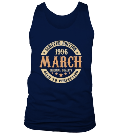 March 1996 Vintage Birthday Present Tank Top Unisex