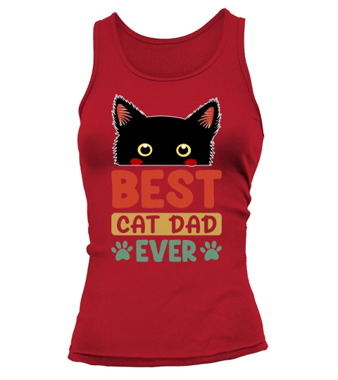 Best cat dad ever Tank top Woman