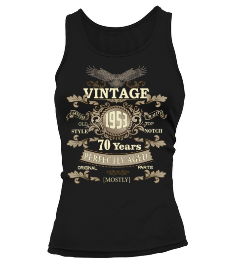 Gift for 70th birthday - Vintage ornaments - gift Tank top Woman