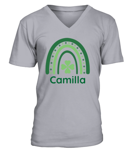 Camilla Clover Charm Boho Rainbow V-Neck T-shirt