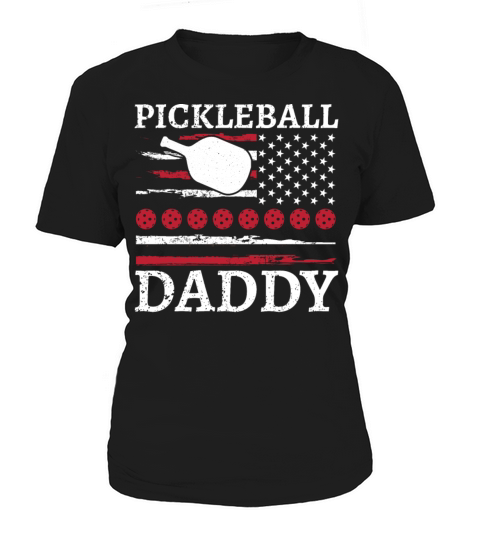 Pickleball Daddy American Flag Players Apparel Men Women's T-Shirt