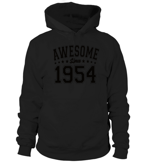 Awesome Since 1954 Birthday 1954 Vintage 1954 Hoodie Unisex