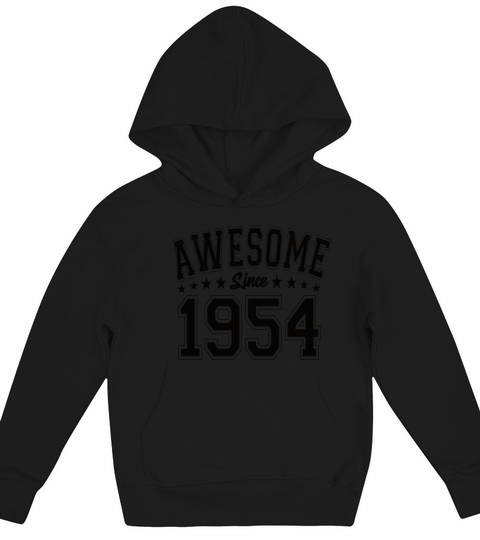 Awesome Since 1954 Birthday 1954 Vintage 1954 Kids Hoodie