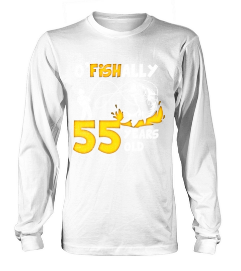 55th Birthday Fishing 1978 Vintage Fisherman Angle Long sleeved Unisex