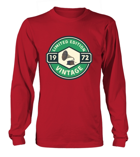 Vintage 1972 Long sleeved Unisex
