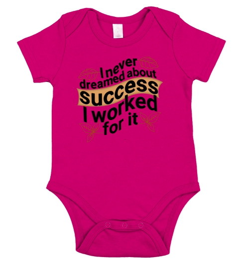 Work for success Short Sleeve Baby One-Piece