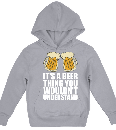 Beer Alcohol Gift Kids Hoodie