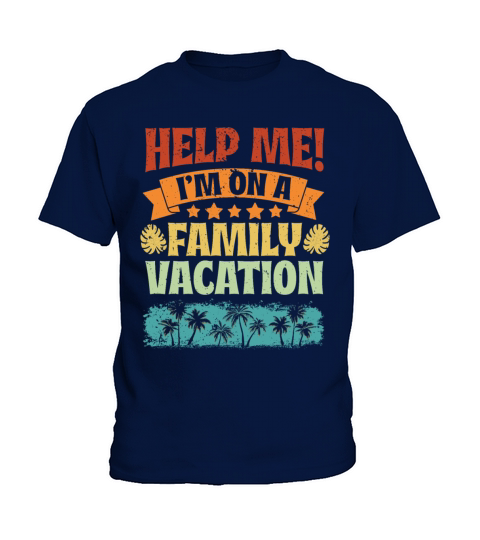 Beach Vacation Vibe Vintage Help Me Im On A Kids T-Shirt
