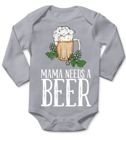 Beer Alcohol Gift Long Sleeve Baby One-Piece