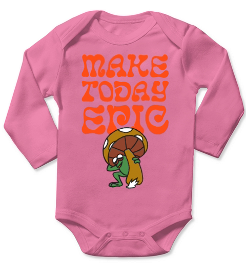 Colorful Vintage Design Long Sleeve Baby One-Piece