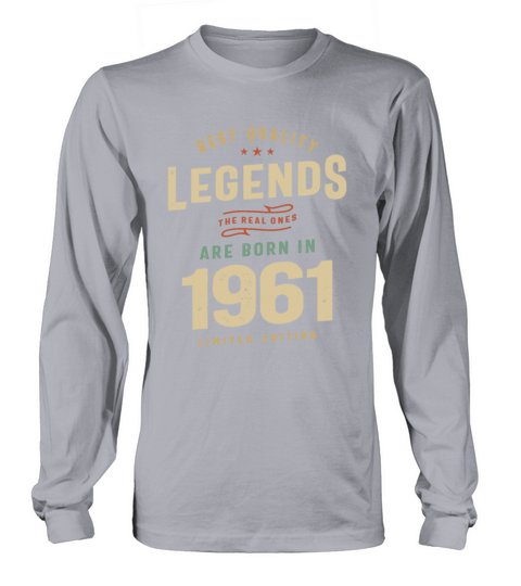 1961 Birthday 62 Years Old Long sleeved Unisex