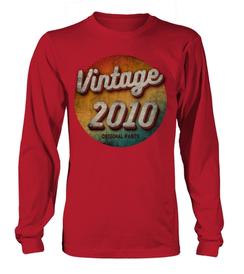 VINTAGE 2010 ORIGINAL PARTS Long sleeved Unisex