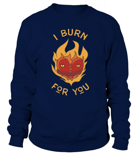Heart In Flames Badge Vintage Tattoo Art Sweatshirt Unisex