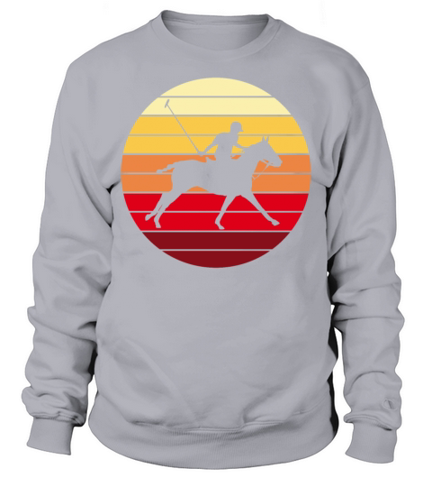 Polo Sport Rider Equestrian Retro Vintage Gift Sweatshirt Unisex