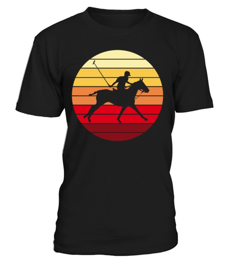 Polo Sport Rider Equestrian Retro Vintage Gift T-Shirt Unisex