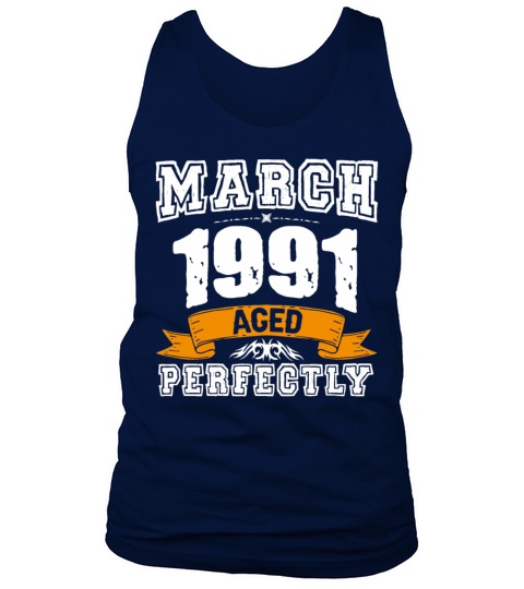 March 1991 Vintage Birthday Present Tank Top Unisex