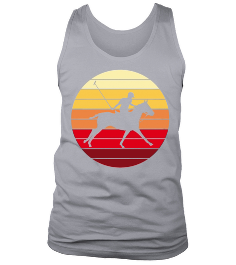 Polo Sport Rider Equestrian Retro Vintage Gift Tank Top Unisex