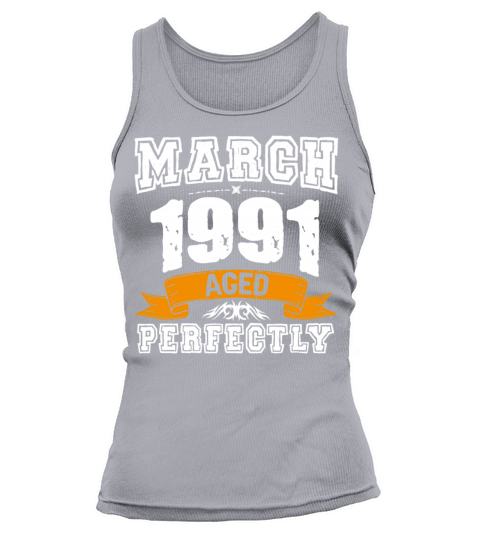 March 1991 Vintage Birthday Present Tank top Woman