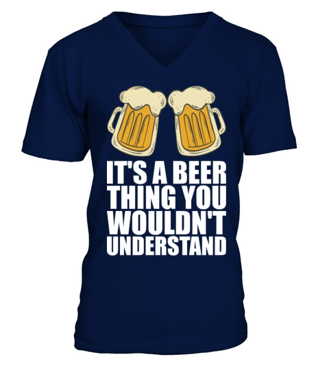 Beer Alcohol Gift V-Neck T-shirt