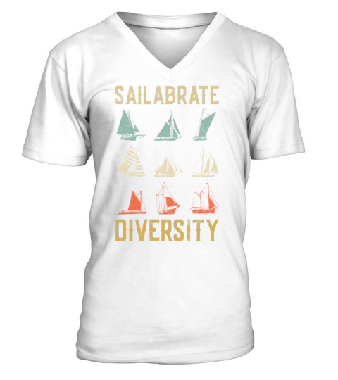 Sailboat Pun Sailor Quote Funny Sailing V-Neck T-shirt