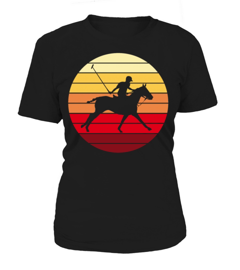 Polo Sport Rider Equestrian Retro Vintage Gift Women's T-Shirt
