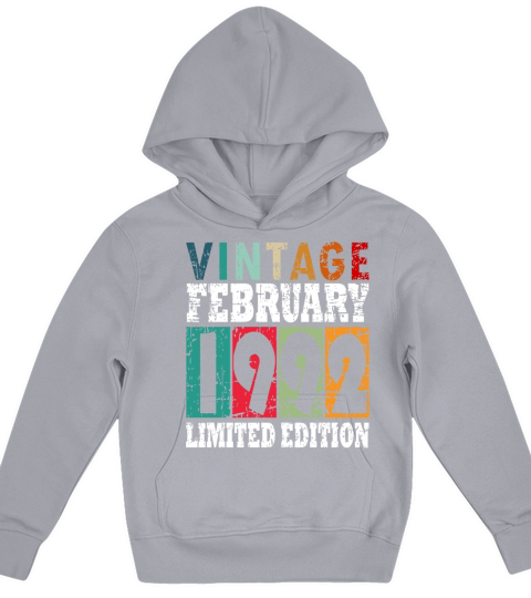 1992 February vintage Kids Hoodie