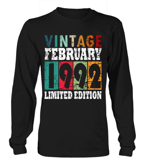 1992 February vintage Long sleeved Unisex
