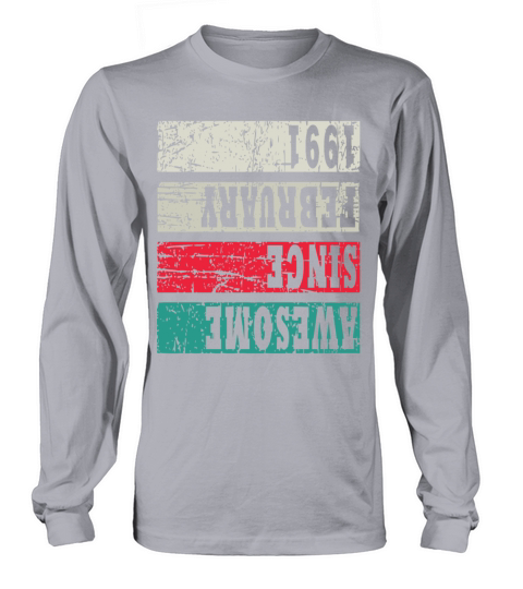 1991 Vintage Birthday Present Long sleeved Unisex