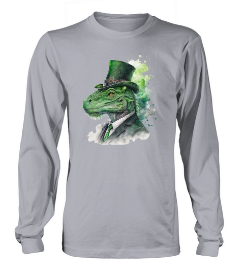 Badass Gangster Dragon St Patricks Day Long sleeved Unisex