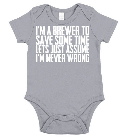 Im A Brewer Short Sleeve Baby One-Piece