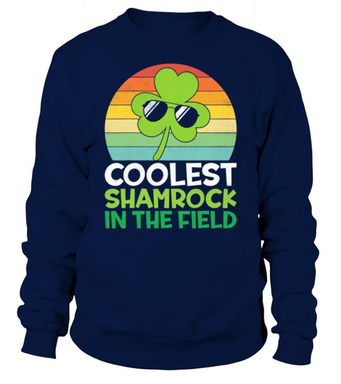 Toddler Boys St Patricks Day Coolest Shamrock Sweatshirt Unisex