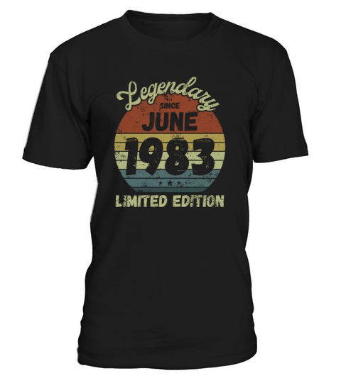 June 1983 - Vintage Birthday Present T-Shirt Unisex