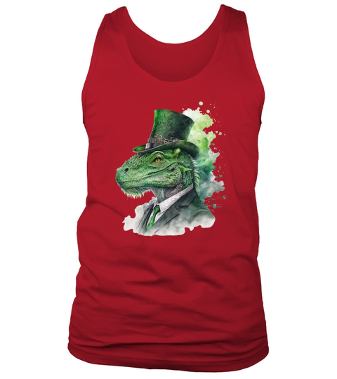 Badass Gangster Dragon St Patricks Day Tank Top Unisex