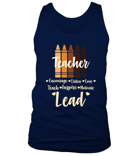 Black Teacher Melanin Crayons Black History Month Tank Top Unisex