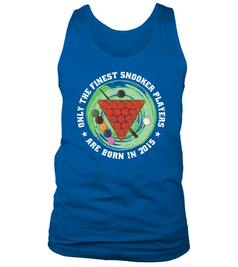 Snooker born in 2015 Vintage Birthday Snooker-game Tank Top Unisex