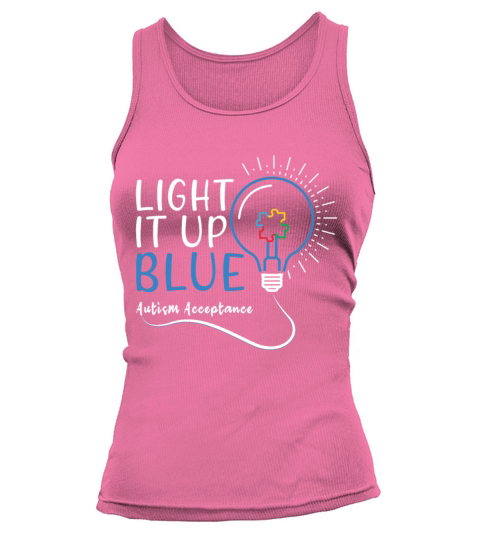 Acceptance Light April Blue For Autism Awareness Tank top Woman