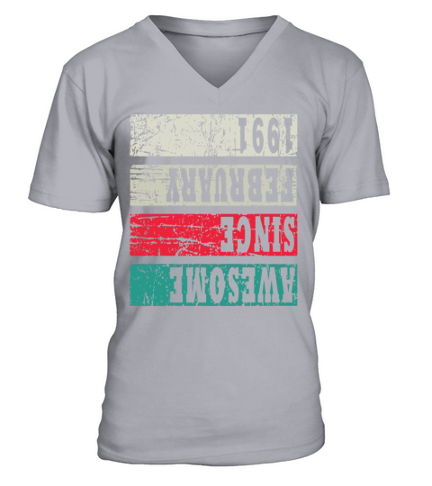 1991 Vintage Birthday Present V-Neck T-shirt