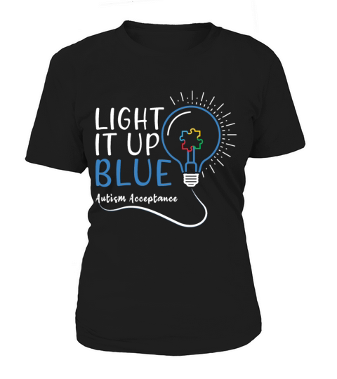 Acceptance Light April Blue For Autism Awareness Women's T-Shirt