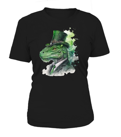 Badass Gangster Dragon St Patricks Day Women's T-Shirt