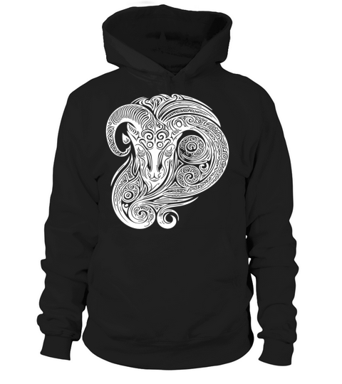 Elegant Capricorn Vintage Tribal Tattoo Hoodie Unisex